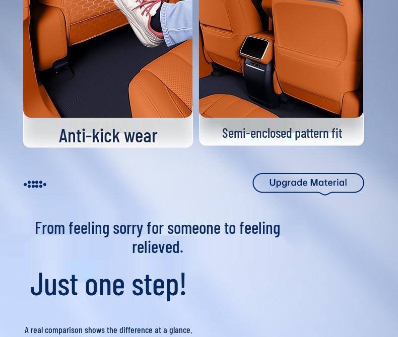 Haval H6L Rear Seat Kick Mats Protector & Interior Trim Accessories