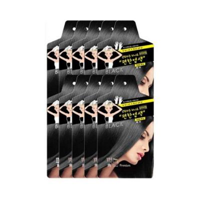 Premium Haarfarbe 5er, schwarz, 10 So angenehm wie reines Shampoo