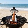 Suport pentru Hot Dog din Oțel Inoxidabil Grătar pentru Cârnați pentru BBQ Camping