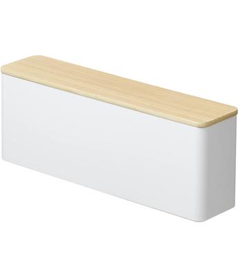 Yamazaki Jitsugyo (Yamazaki) Nail Storage Case White Approx. W33 X D7.6 X H12.4cm Tosca Large Capacity Nail Care Goods Storage Nail Polish Storage