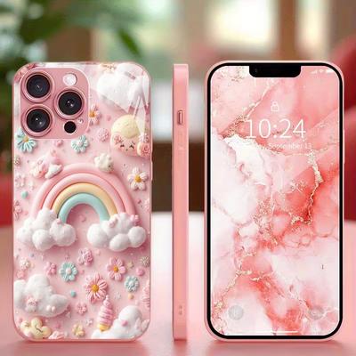 Colorata Custodia per Telefono in Vetro Galvanizzato Per iPhone 17 16 15 14 13 12 11 Pro Max Plus 16E 17Air Cover
