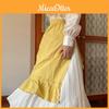 Minimalist Cotton Apron With Ties For Cooking And Baking Home Use