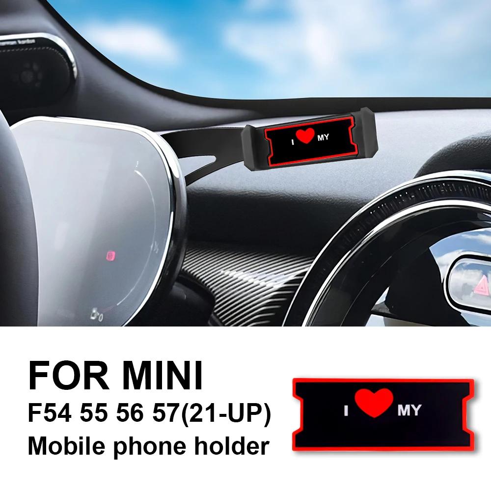 Aluminum Alloy ABS 360°Rotation Interior Accessories Car Mobile Phone Holder For BMW Mini Cooper F54 F55 F56 F57 High Quality