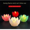 Festival Decoration Led Electronic Lamp Lotus Candle Lamp Buddhist Hall Lanterns Wishing Lamp