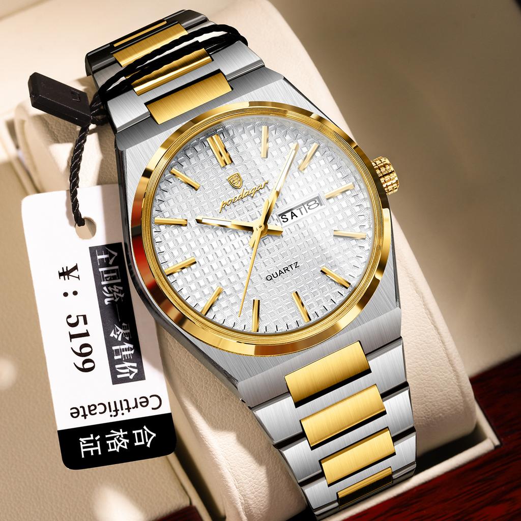 Ultra-Thin Men'S Watch Luminous Waterproof Quartz Watch