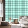 Wallpaper Fabric Pattern Sea and Mint for Living Room and Bedroom 50x1000