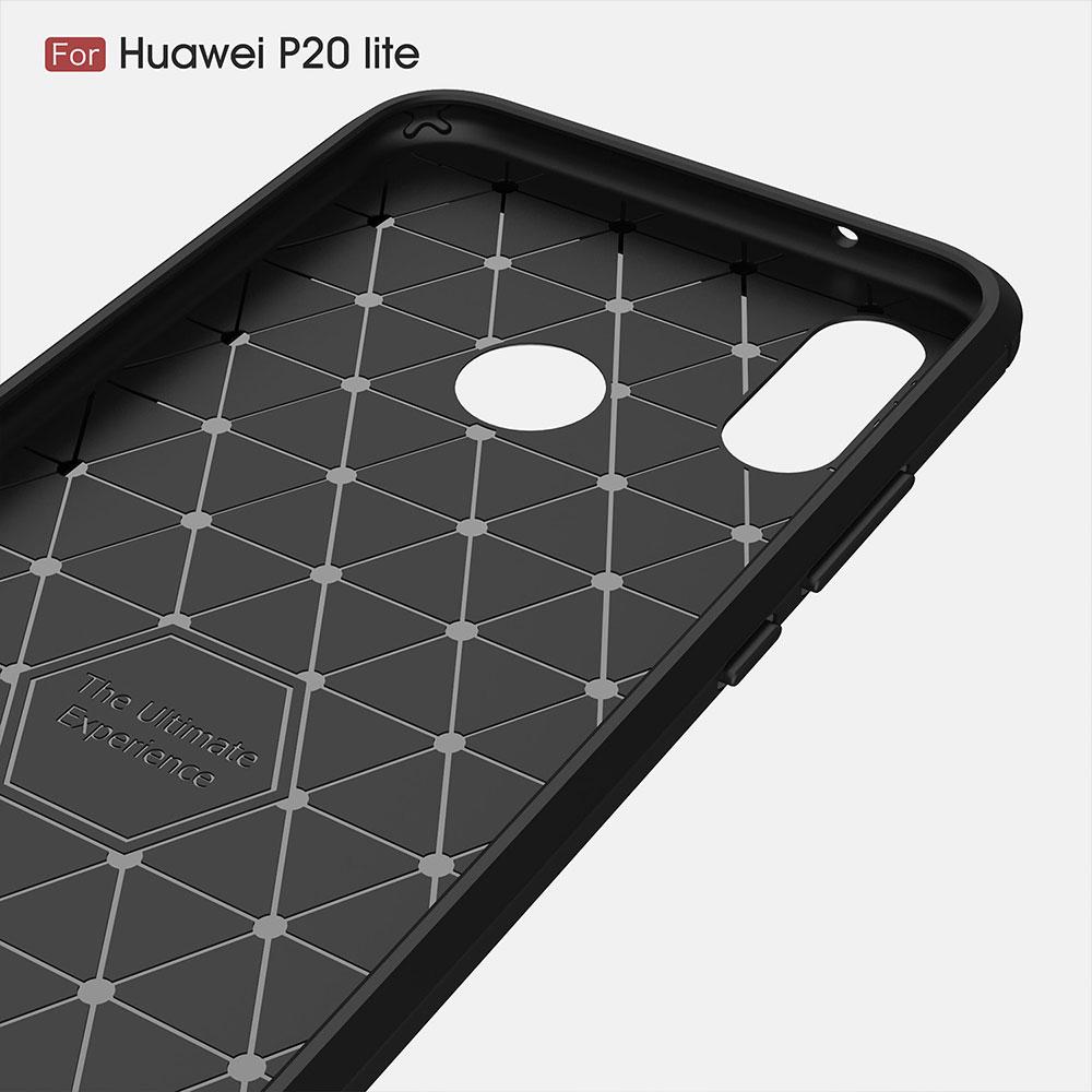 For Huawei P20 Lite ANE LX1 Case Cover Shockproof Silicone Bumper Rugged TPU Soft Back Cover Matte Phone Case for Huawei P20Lite