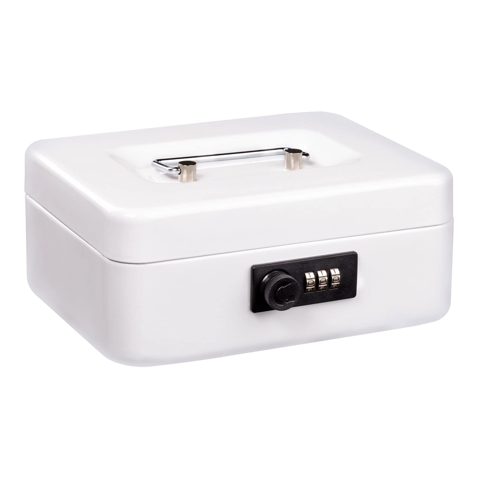 

Сейф-книга Hachibanya Cashmate с циферблатом, размер B6, сталь, M200M, белый, для дома или офиса