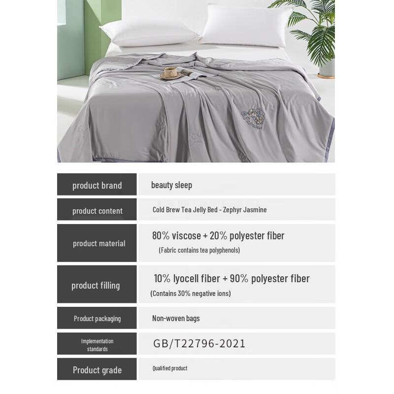 

Mei Mian Kang Tencel & Cotton Milk Protein Fiber Summer Quilt