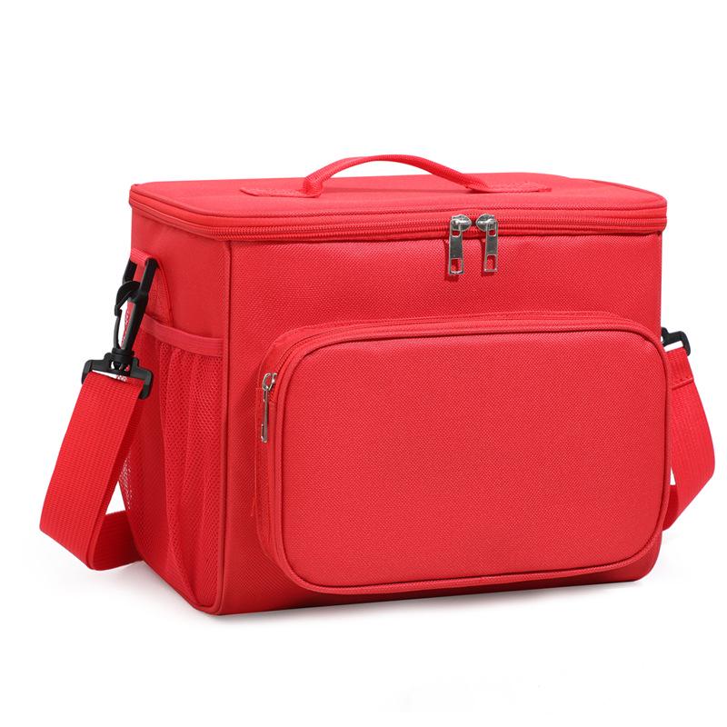 Portable Insulated Oxford Cloth Lunch Bag - Handheld & Shoulder Carry, Ideal for Picnics & Outdoor Use