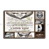 To My Wife Love Husband To My Husband In Heaven I Was Supposed To Spend The Rest Of My Life With You Metal Tin Sign Poster