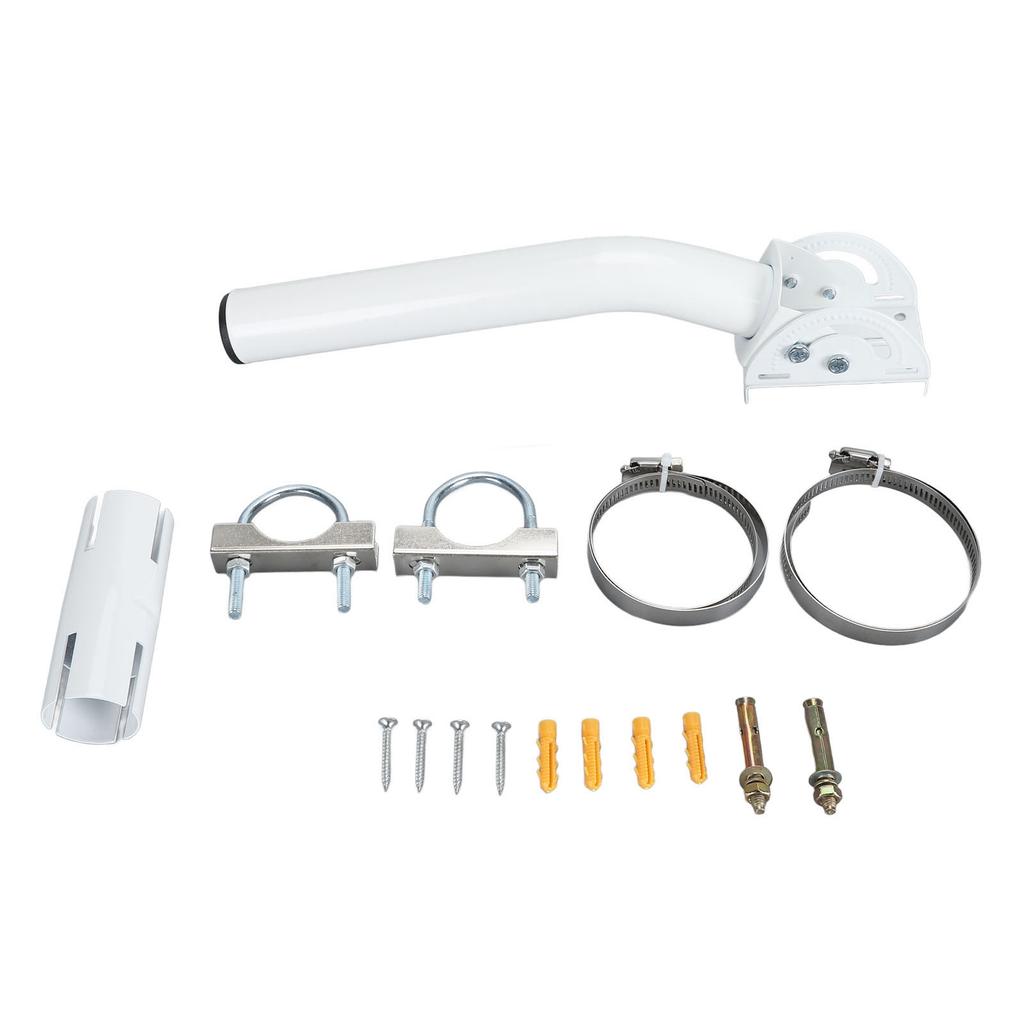 Profesjonalny podwójny wiatroodporny bezpieczny uchwyt satelitarny ze stali nierdzewnej do montażu na dachu dla V2