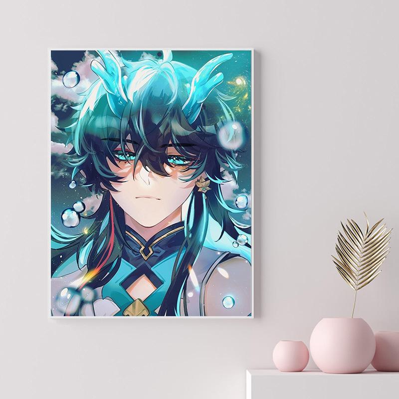 40X50Cm Diamond Painting Large Size Diamond Sticker Bedroom Living Room Decorative Painting With Photo Frame