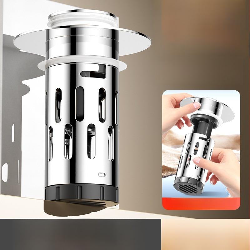 Basin Drain Stopper Pop Up Core Anti Odor Filter Universal Sink Washbasin Bathroom Accessory New Design