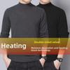 Men's German Velvet Long-Sleeve Half-High Collar T-Shirt for Autumn/Winter