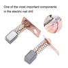 Kohlenstoffstahl Nagelbohrer Handstück Kohlebürsten Ersatzteil für Elektrische Nagelbohrmaschine