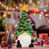 Glowing Festival Gnome Ornament With Led Lights For Holiday Tree Decor