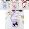 Kitty Kids Nylon Crossbody Bag With Lightweight Design For Daily Use Characters Included)**