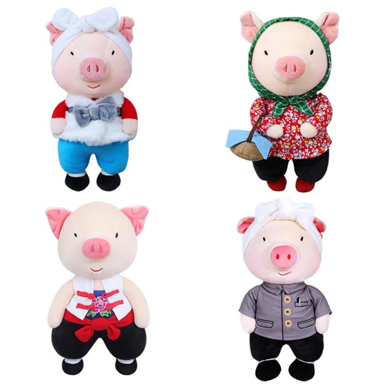 Cute Plush Toy Couple Pig Dolls, Soft Stuffed Animal Dolls, Perfect Gift For Boyfriend 15cm, 50cm, 28cm
