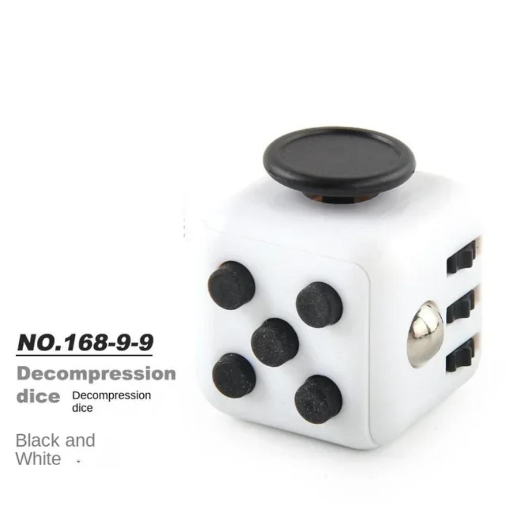 Solid Color Fidget Decompression Dice for Release Stress Autism Anxiety Relieve Adult Kids Stress Relief Anti-Stress Fingertip