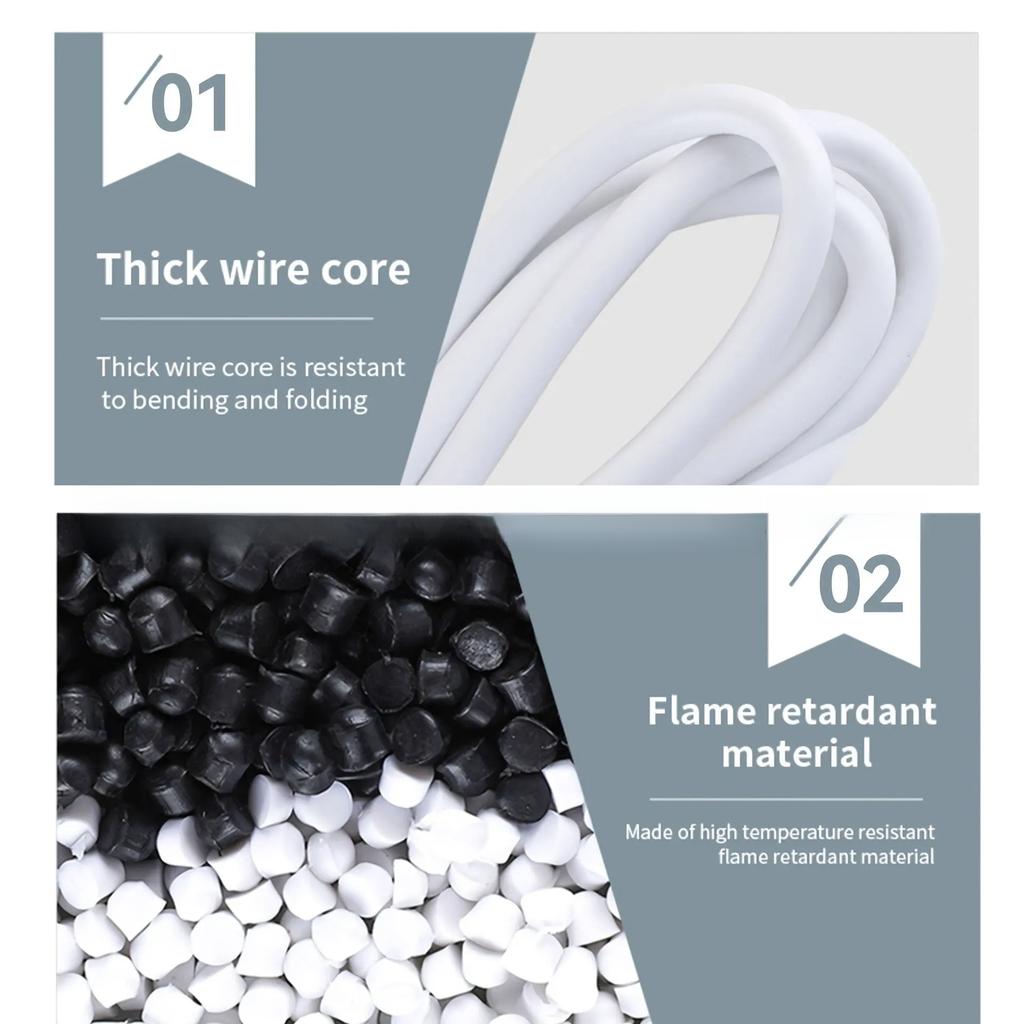 6 Outlet Power Strip US Plug 0.8/1M Multi Socket Extender with Switch Socket Overload For Home Office Travel Adapter