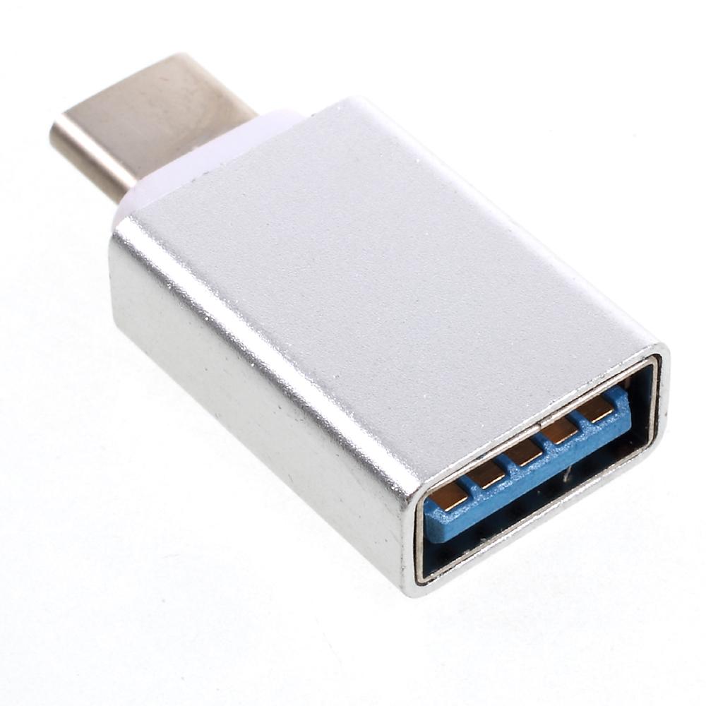 For iPhone 15 Series USB-C Type-C Male to USB 3.0 Female OTG Adapter for Google Pixel/Huawei Mate 9 Etc