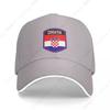 Croatia Flag Emblem Baseball Cap Sun Hat For Children Sun Hat Sports Cap Golf Unisex Womens