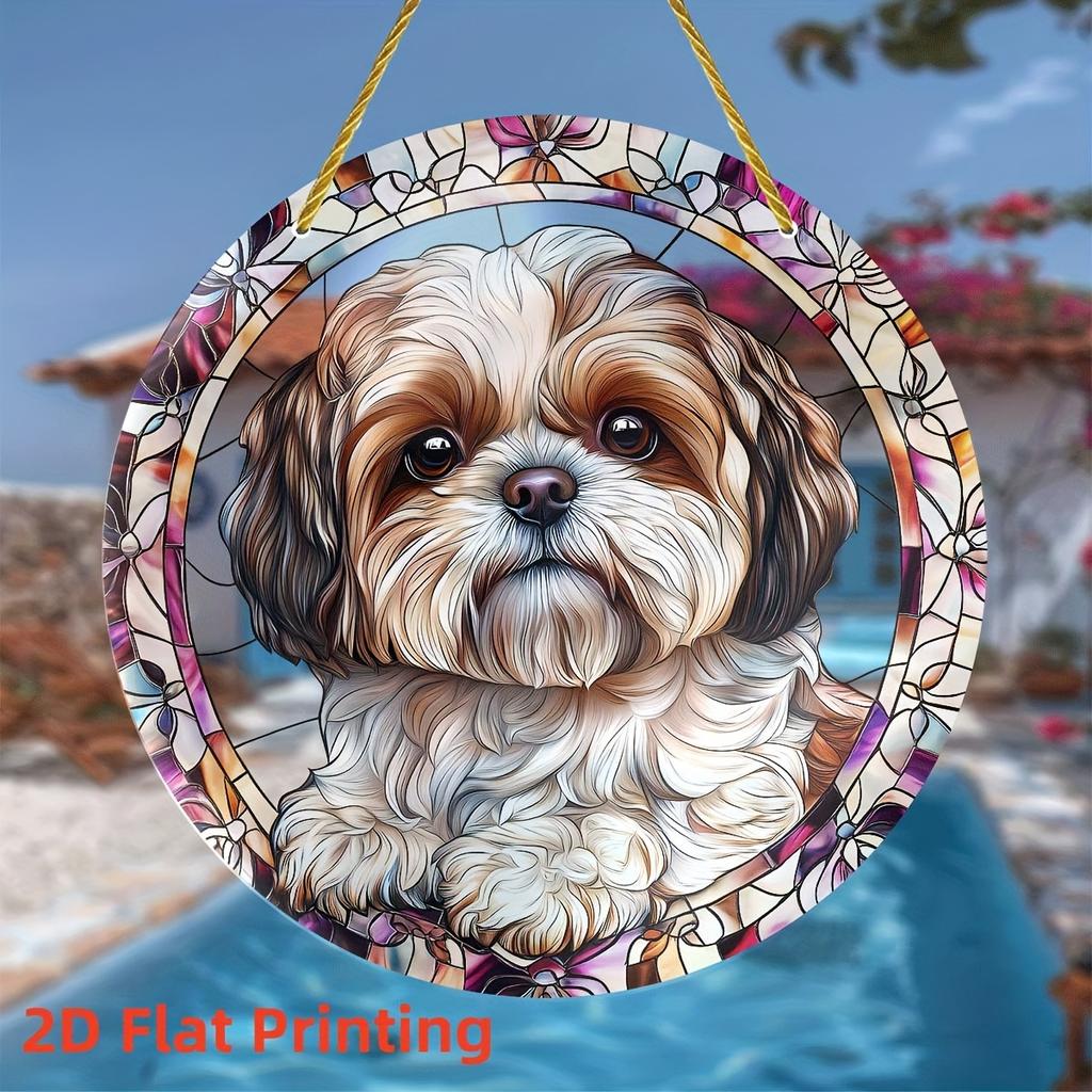2D Flat Acrylic Cedar Decoration, No Need for Batteries/electricity, Unique Indoor/outdoor Decoration, Multi-purpose Traditional Style,