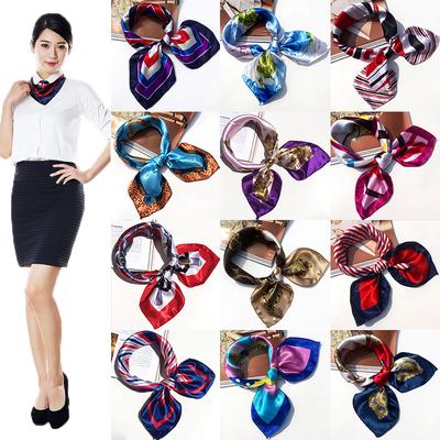 Good Scarves Printed Scarves Printed Scarf Clothing Accessories Silk Scarf Stewardess Satin Silk Scarf Small Scarves Accessories