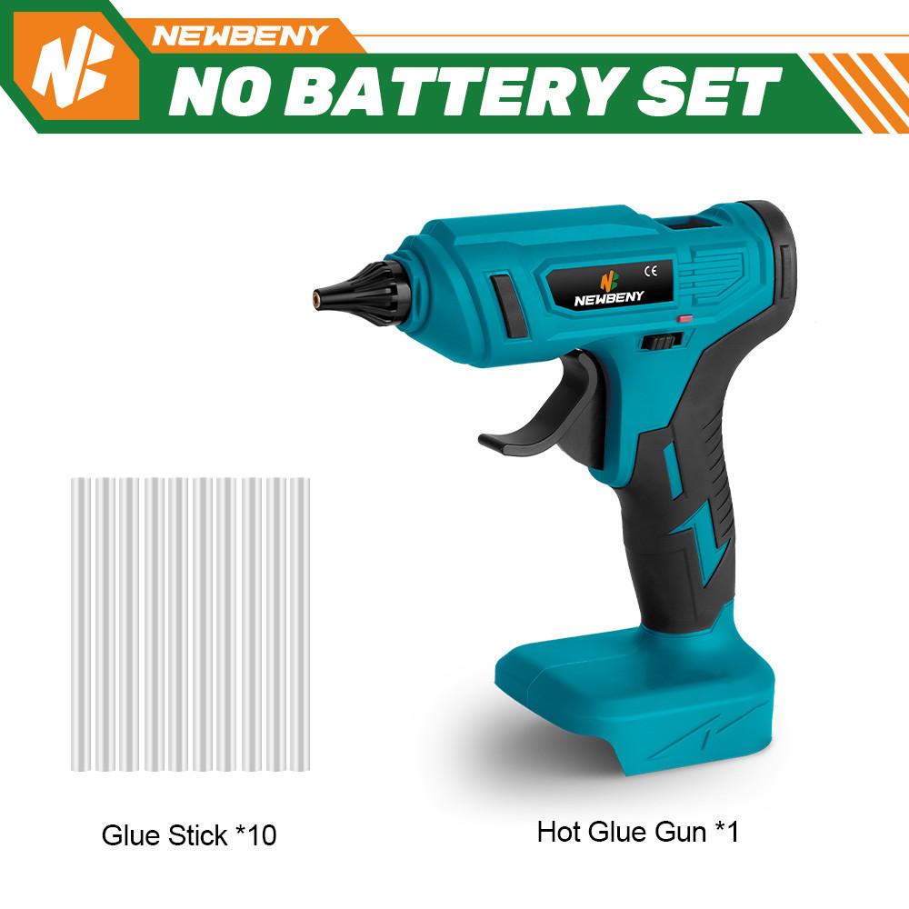 100W Cordless Electric Hot Melt Glue Gun 11mm Glue Stick Anti-scald Nozzle Rechargeable DIY Repair Tool