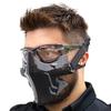 LayLax ARMOR FACE GUARD SHADOW BLACK Battle Style Polycarbonate Hard Face Mask for Airsoft