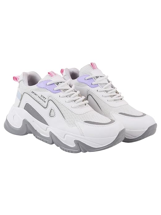 Shoetopia Women Lace Up Sneaker Shoes