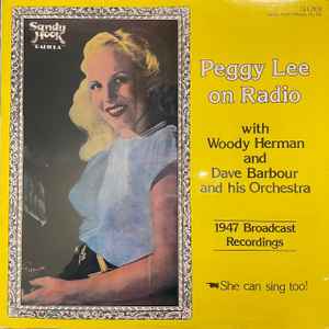 LP Record PEGGY LEE, WOODY HERMAN & DAVE BARB - Easy Listening SH2109 SANDY HOOK 1984 US Jazz Used
