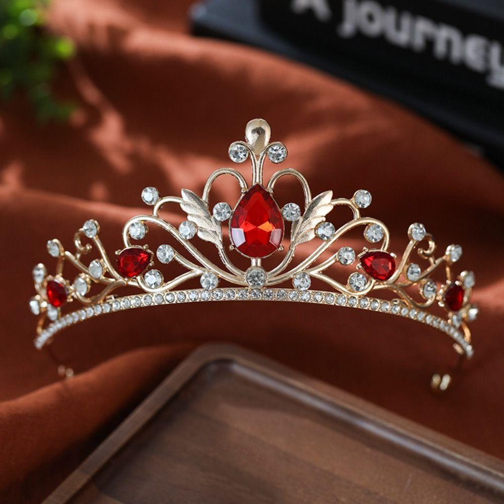 Sparkling Baroque Pageant Crown Luxury Queen Princess Tiara Hair Accessories Bridal Crown Birthday