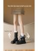 Augusden Women's Chunky Heel High Ankle Boots - Y2K Retro British Style, Thick-Soled, 2025 Collection