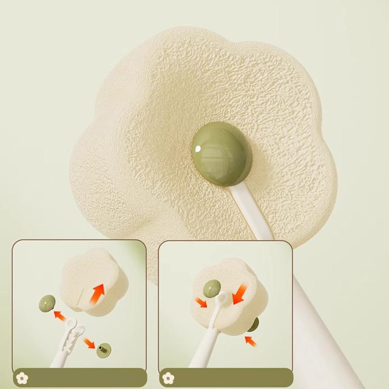 Baby Bottle Cleaning Brush 3-in-1 Long Handle Cup Wash Brush Detachable Travel Coffee Mug Scrubber Portable Cleaning Brush