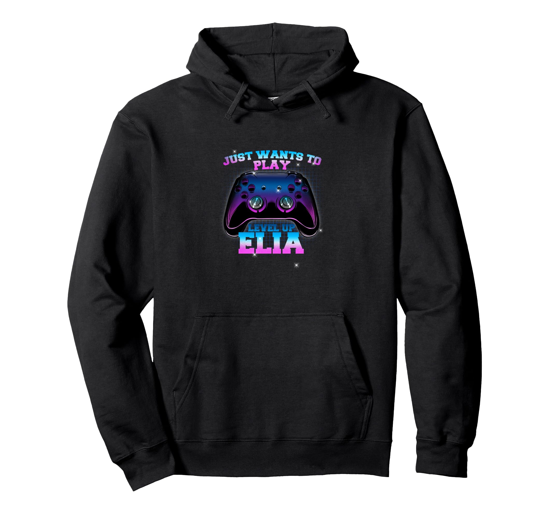 

ELIA - LEVEL UP with Controller: JUST WANTS TO PLAY Hoodie