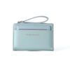 New Portable Women's Wallet PU Leather Multipurpose Coin Purse Lanyard Solid Color Card Holder