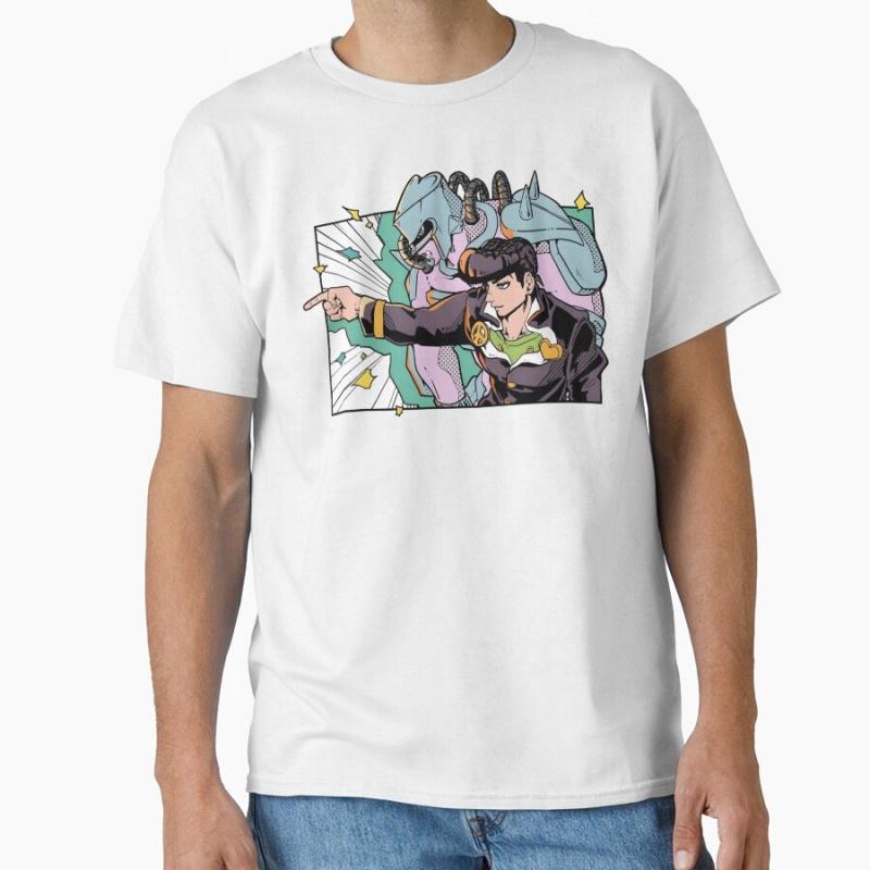 The healer stand user 0812 JoJos Bizarre Adventure Anime Gift t shirt Manga JJBA Cartoon printed Graphic Clothes Y2K clothing