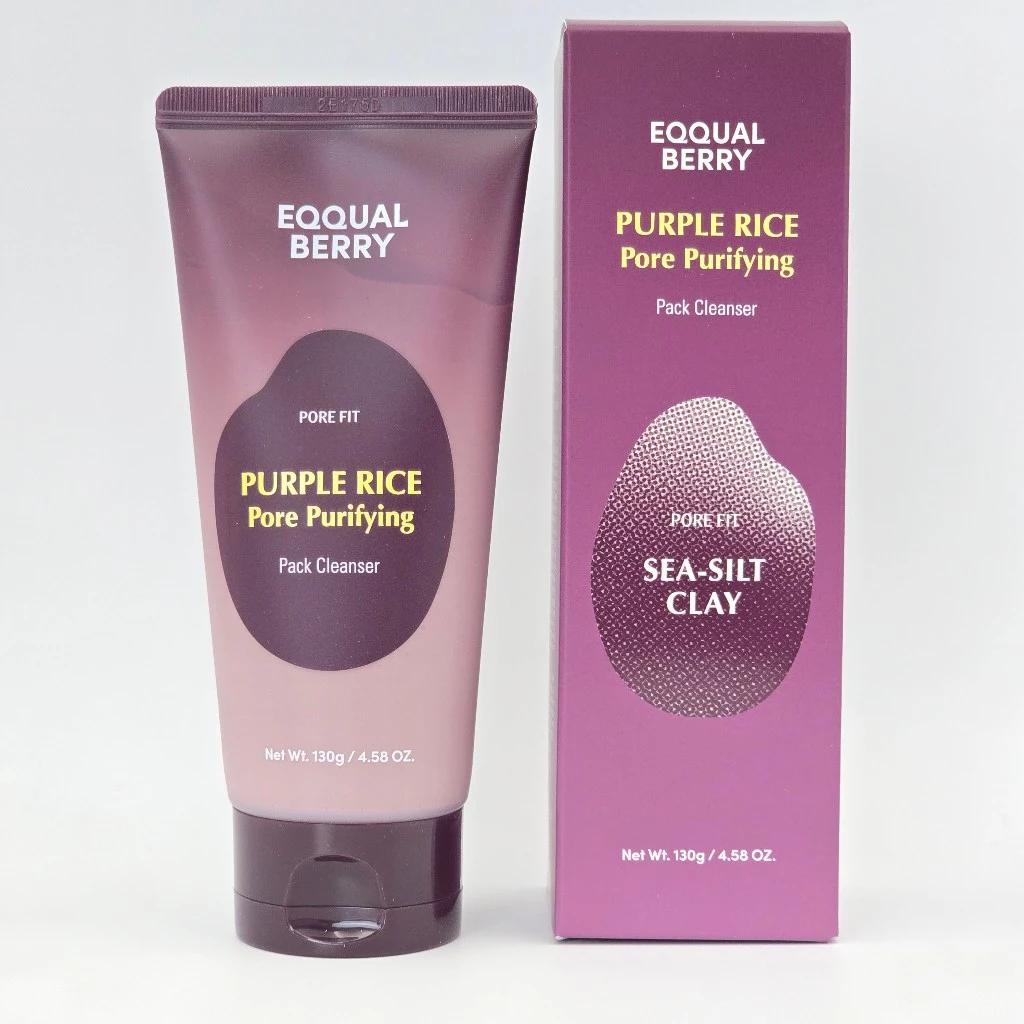 [EQQUALBERRY] Purple Rice Pore Purifying Pack Cleanser 130g фото