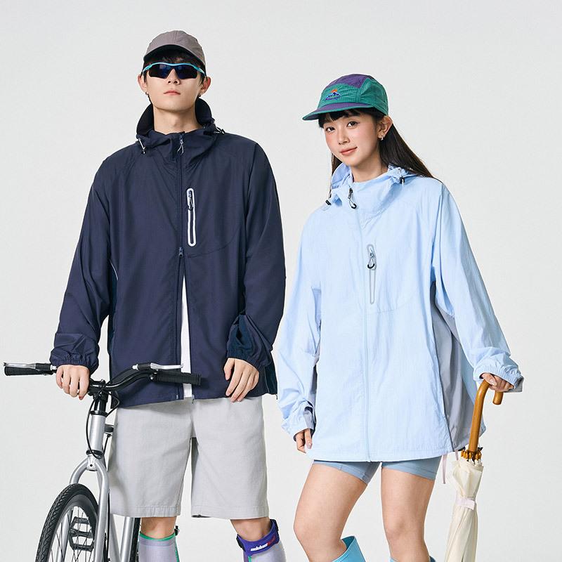 UV protection UPF10 + sports skin summer outdoor sunscreen clothing men's and women's ice silk clothing breathable ultra-light sunscreen clothing