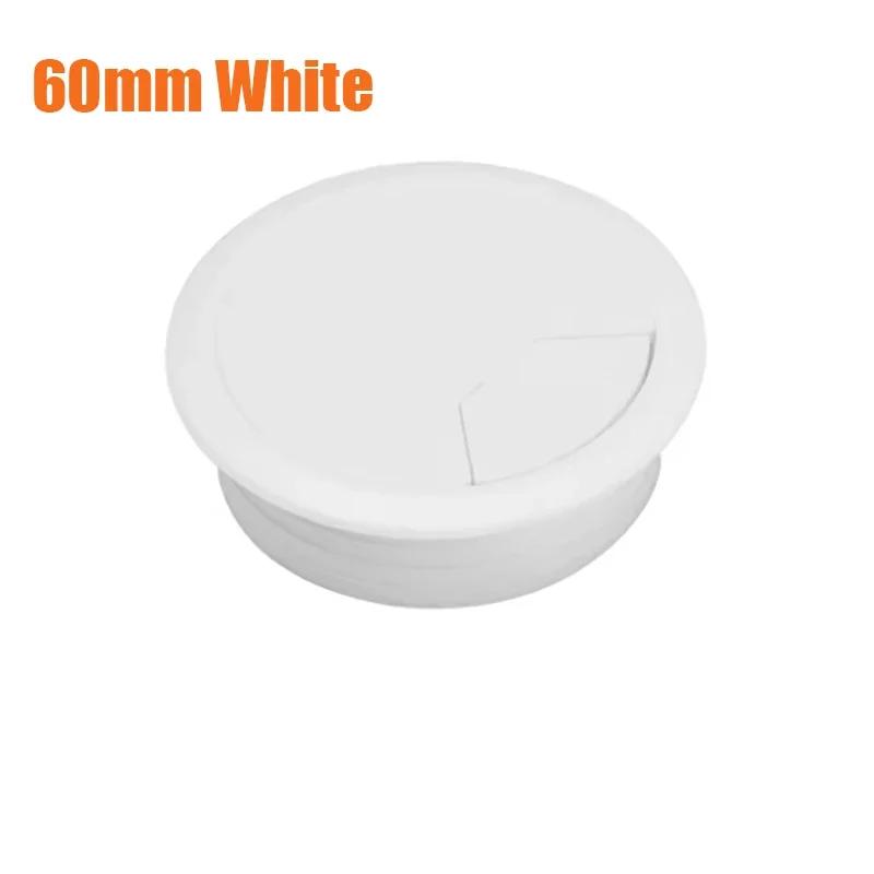1-10Pcs 60mm 80mm Computer Desk, Book Desktop Decoration Circle Wire Hole Cover Sealing Cover