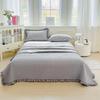 Ruffled Gauze Quilted Summer Cool Quilt Cover - Double Person Thin Air Conditioning Quilt