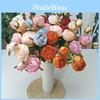 Artificial Silk Rose Bouquet For Wedding Living Room Centerpiece Gift Decor