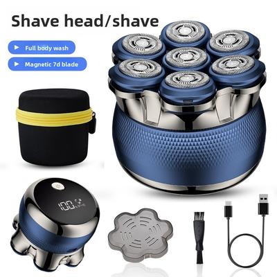 Mini Electric Shaving Kit - Portable Men's Beard Trimmer - Rechargeable Water-washable Beard Knife