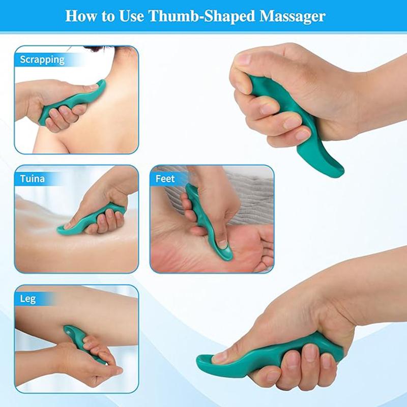Thumb Saver Massage Massager Thumb Finger Pressure Press Trigger Point Body Foot Back Manual Tools Deep Relaxed Relieve Fatigue