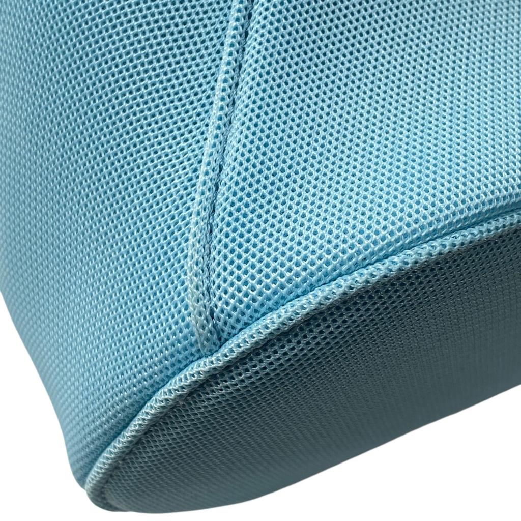 Used Maison MargielaShoulder Bag Blue canvas/leather Women