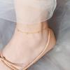 Stylish Titanium Steel Heart Anklet for Women – Durable, Versatile Beach Foot Chain