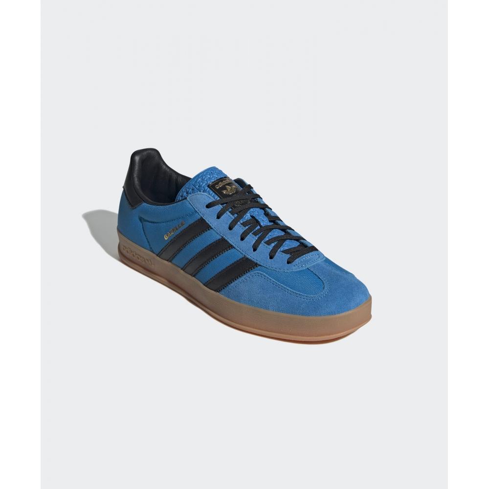 Adidas Gazelle Indoor   Blue Black  Ig4998
