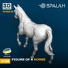 Spallach 1/35 Pferd Harzbausatz SPU22235 (Tier)